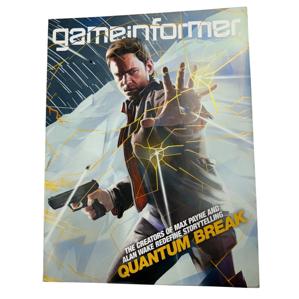 Game Informer Magazine Quantum Break Cover Issue Collectible Gaming Magazine